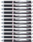 Pentel BLP77-BX EnerGel Xm Dokument mit Druckmechanik Wasserfeste, 12 Stück, rot