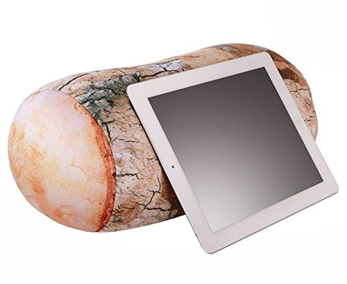 mysmartbuy.com Log Design Cushion – Head, Neck & Back Supporting Comfortable Novelty Travel Pillow or Tablet Rest – Measures 38 x 17cm