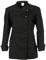 BP Gourmet 1544-400-32 Kochjacke für Damen - Langärmelig - 65% Polyester, 35% Baumwolle - Standard Passform - Größe: XL - Farbe: schwarz
