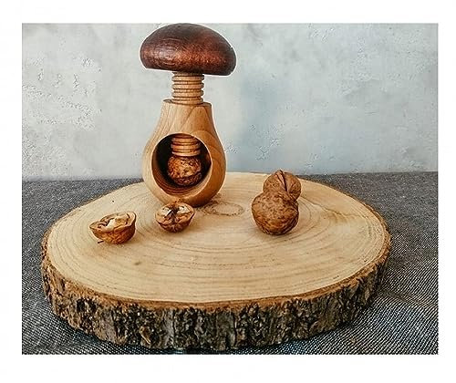 Practic P098377 Nussknacker, Holz, holzfarbe, 7 x 7 x 9,5 cm,