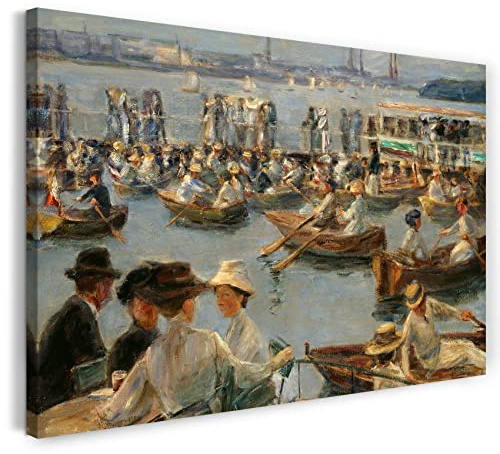 Leinwand (120x80cm): Max Liebermann - An der Alster in Hamburg