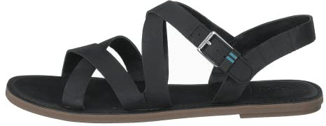 TOMS Women's 10013453 Hiking Sandals, Black 001, 10 UK