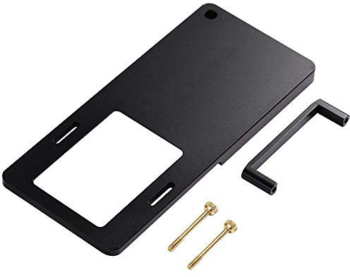 kourpar Mount Adapter-Platte für GoPro Hero 2018 Hero 6/5/4/3 + Yi 4 K Cam, Schalter Halterung DJI Osmo Mobile Gimbal, zhiyun glatten F Feiyu SPG EGV Gimbal und alle anderen Marken Gimbals