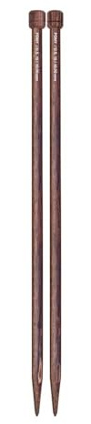 Pony Perfect Single Pointed Needles Wood 35cm 10mm - 1pc