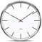 Huygens One Index 45cm Edelstahl-Wanduhr Stilles Quarz-Uhrwerk