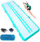 ALIFUN Luft Matte Tumbling Track Gymnastik Aufblasbare Tumble Matte 6 10 13 16 20 FT Training Matte Dick 10 CM 20CM Zoll Hellgrün Mit Luftpumpe