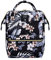 KALIDI Rucksack/Daypack Rucksack Mädchen Jungen & Kinder Damen Herren Schulrucksack mit laptopfach für 15 Zoll Notebook，Wasserdichte Schultasche (Tusche Blume)