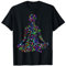 Yoga Lotus Poses Positions Workout Fitness Exercise Namaste T-Shirt