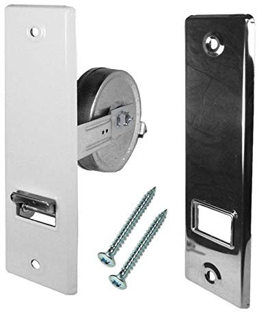 Rolladen Gurtwickler 185 mm Lochabstand (Verschraubung) mit Metallblende Set Einlaßwickler