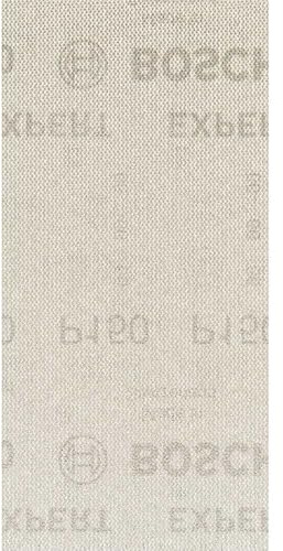 Bosch EXPERT M480 Schleifnetz, 93x186mm, K150, 50-tlg. | für Farbe auf Holz, Hartholz, Ø 93x186 mm, Körnung 150, Professional Zubehör Schwingschleifer