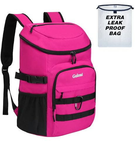 Goloni Mochila enfriadora, impermeable y a prueba de fugas, térmica, portátil, ligera, para playa, viajes, camping, almuerzo, para hombres y mujeres