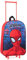 Marvel Spiderman Koffer Kinder, Faltbarer Trolley Handgepäck Leicht 39 x 27 cm 10.5 Liter, 2 Rollen & Ausziehbarem Griff