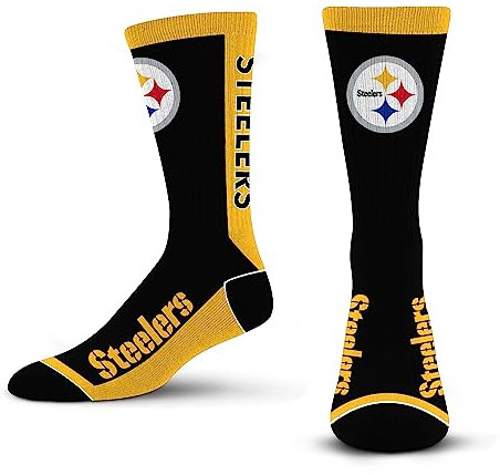 Fanatics For Bare Feet MVP NFL Team Socks Socken (40-46, Pittsburgh Steelers)