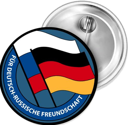 Sammys Shirt Store Für Deutsch-Russische Freundschaft II Button 55 mm