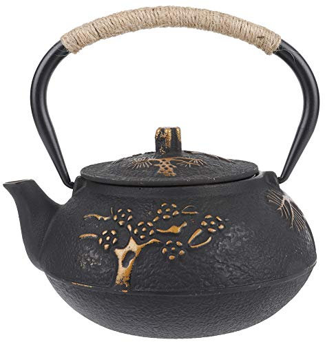 Tetera De Hierro Fundido, Juego De Tetera De Tetsubin, Tetera De Tetsubin, Adecuada Para Preparar Té De Hojas Sueltas, Bolsitas De Té E Incluso Infusiones De Hierbas