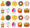 UR URLIFEHALL 10 pièces 10 Styles perles de Silicone beignet Pizza Hamburger biscuits perles de crème glacée perles focales en Silicone pour bricolage bijoux artisanat