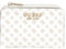 GUESS Arlena Logo Zip Around Card Case White Logo