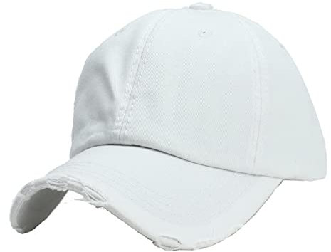 Zerrissen Kappe Denim Baseball Cap Damen Herren Rap Y2K Hip Hop Baseballkappe Vintage Basecap Retro Unisex Mütze Sports Golfkappe Verstellbar Sonnenkappe