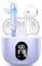 Auriculares Inalambricos, Auriculares Bluetooth 5.3 HiFi Estéreo, 50H Cascos Inalambricos Bluetooth con 4 HD Mic,2024 Audifonos Inalambricos Cancelacion de Ruido ENC/Pantalla LED//USB-C/Morado