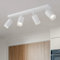 FORCOSO Deckenstrahler Schwenkbar 350°, 4 Flammig Deckenlampe Weiß Spotlight, GU10 Spots Deckenleuchte, Blendfrei Strahler Innen Lampe Decke, Wohnzimmer Schlafzimmer Küche Deckenspots Wandstrahler