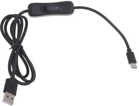 HXNH Câble de données USB-C avec interrupteur de type C USB 2.0 - Cordon adaptateur USB vers type C - Prend en charge la charge rapide et le transfert de données