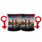 RKJVB Tasse à café en céramique personnalisée rouge de 328,9 g - Motif moulin à vent hollandais - Symbole de décoloration - Tasse à café amusante pour homme et femme