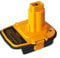 DM18D Battery Adapter, for Dewalt 18V Tools Power Converter Compatible with 20V and 18V Li-Ion Batteries Plastic Construction Yellow