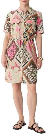 COMMA Hemdblusenkleid mit All-Over-Print
