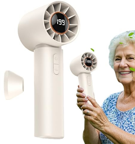 Generico Fan di viaggio, fan,Travel porta portatile personale con Air Turbo Tech | Regolazione a più velocità, a batteria, gadget freschi per campeggio, lavoro, spiaggia