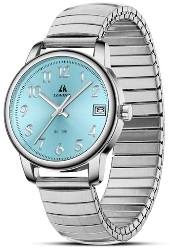 Damen Uhren Analog Quarz Uhr Edelstahlarmband Wasserdicht Uhren für Frauen | Expansion Band 3ATM Damen Uhr