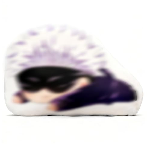 NlsqAMZ Gojjo Kissen, Jujjutsu Kaiisen Plüschtier, Gojjo Satorru Kuscheltie | Anime Plüschfigur, Gefüllte Plüsch Puppe , Niedlichen Stofftier