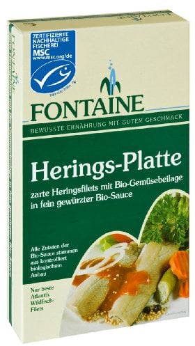 Fontaine Herings-Platte 200g Fischkonserve, 3er Pack (3 x 200 g)