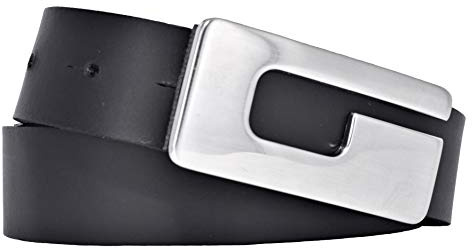 Bernd Götz Gürtel Damengürtel Ledergürtel 301425 Softleder 3cm (105, schwarz (0020))