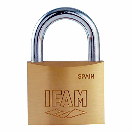 IFAM| Vorhängeschloss der K-Serie| Messing| Standardmodell| K60| 60mm| Hohe Sicherheit| Hervorragende Lösung| Geeignet für den Innen- und Außenbereich| Gute Festigkeit