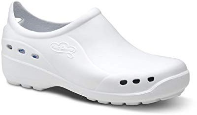 Feliz Caminar - Flotantes Shoes, Zapato Sanitario, Blanco, 39 EU