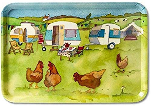 Glamping - Caravan/Camping Holiday - Large - Emma Ball Colourful Melamine Tray - 43 cm