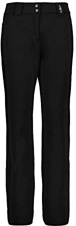 CMP - Lange Damenhose mit innenliegender Gamasche, Schwarz, XL