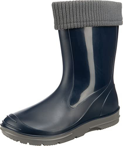 Beck Basic 860, Stivali Da Pioggia Con Fodera Rimovibile Unisex Adulto, Blu (Blue), 38 EU