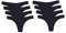 ABClothing Damen Baumwoll-Tangas G-String 8 Paar Schwarz L