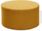 Rebecca Mobili Sitzhocker rund, Puff mit gepolsterter Sitzflüche, Stoff Holz, Gelb, Modern, Wohnaccessoire Deko – Maße: 25 x 45 x 45 cm (HxLxB) - Art. RE6295