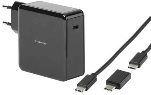 Vivanco - Ladegerät - Vivanco Typ C, 30 W, Schwarz