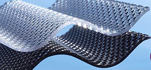 Wellplatte Polycarbonat | 2,8 mm | Sinus 76/18 Wabe | Farblos - Bronze | 1045 mm breit | Länge wählbar (1045 x 2000 mm, Rauchbraun)