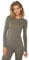 DANISH ENDURANCE Thermal Tops Womens, Merino Wool Base Layer Womens, Thermal Long Sleeve Shirt for Winter, Grey, M