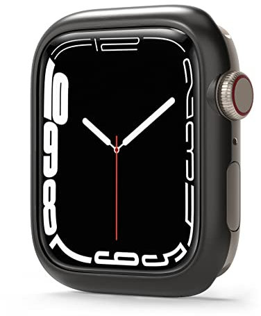 Ringke Bezel Styling Compatibile con Cover Apple Watch 9/8 / 7 45mm, Ghiera Anti Graffio Stainless Steel Adesiva Accessorio - Gray (45-06)