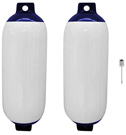 Pvczool 2PCS Inflatable Boat PVC Boat Anchor Buoy Yacht Fenders Protection Ribbed Bumper Boat Accessories
