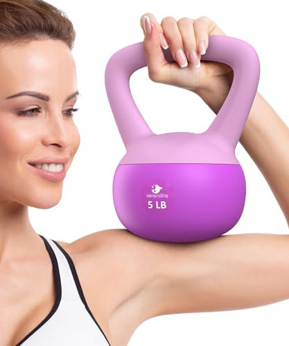 Weiche Kugelhanteln, Serenilite Kugelhantel-Sets, Kugelhantel-Sets für Frauen & Männer, sicheres Krafttraining Kugelhanteln, 2,3 kg Kugelhantel-Gewichte für Heimtraining & mehr
