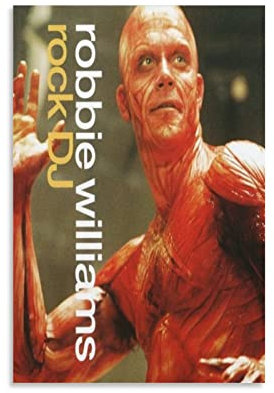 SECOLI Robbie Williams Rock DJFashion Poster Dekorative Malerei Leinwand Wandkunst Wohnzimmer Poster Schlafzimmer Gemälde 50 x 75 cm