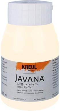 KREUL 90551 - Pintura para textil translúcida beige 500ml. JAVANA TEX