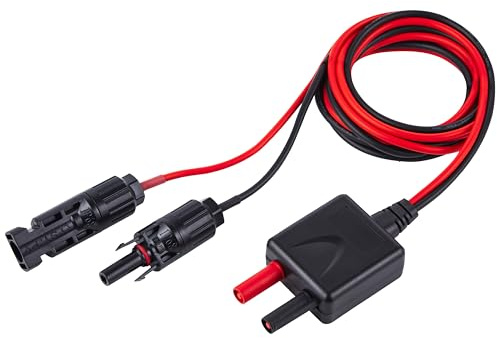MC4 PV Plugs for FLIR CM276 | MC4 männlich zu 4mm Banane, 60Zoll Leitungen, DC-Strom bei PV-Systemen, CAT III bis 1500V, CM276