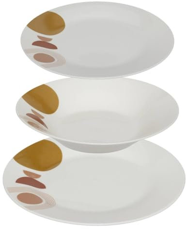 Secret de Gourmet Tara Service de table 18 pièces en porcelaine